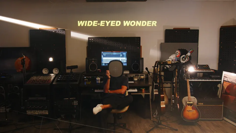 Still from "Jon Egan: Wide Eyed Wonder (Lyric Video)"
