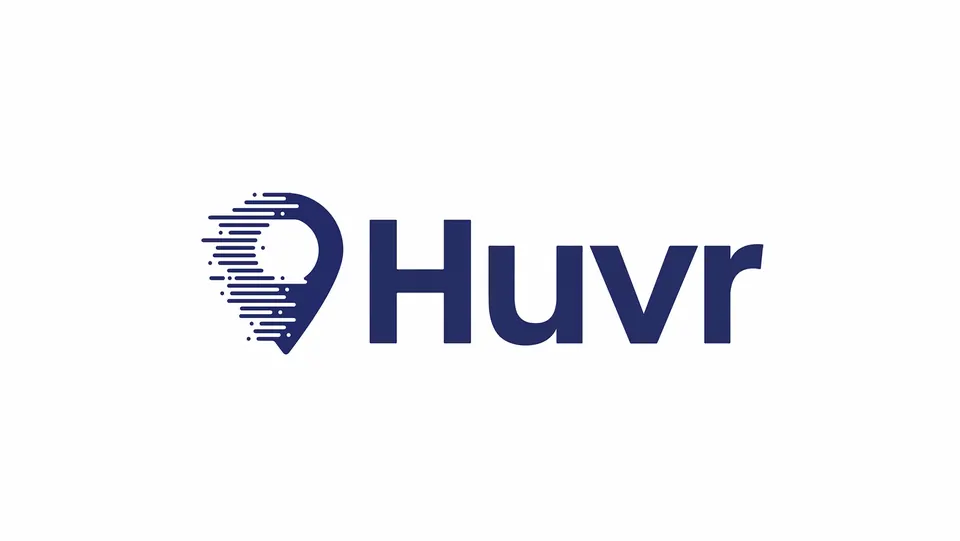 HUVR logo on a white background