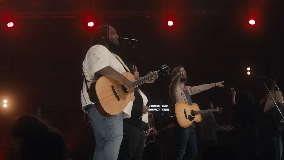 New Life Worship band performing live on stage